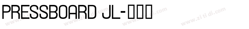 Pressboard JL字体转换